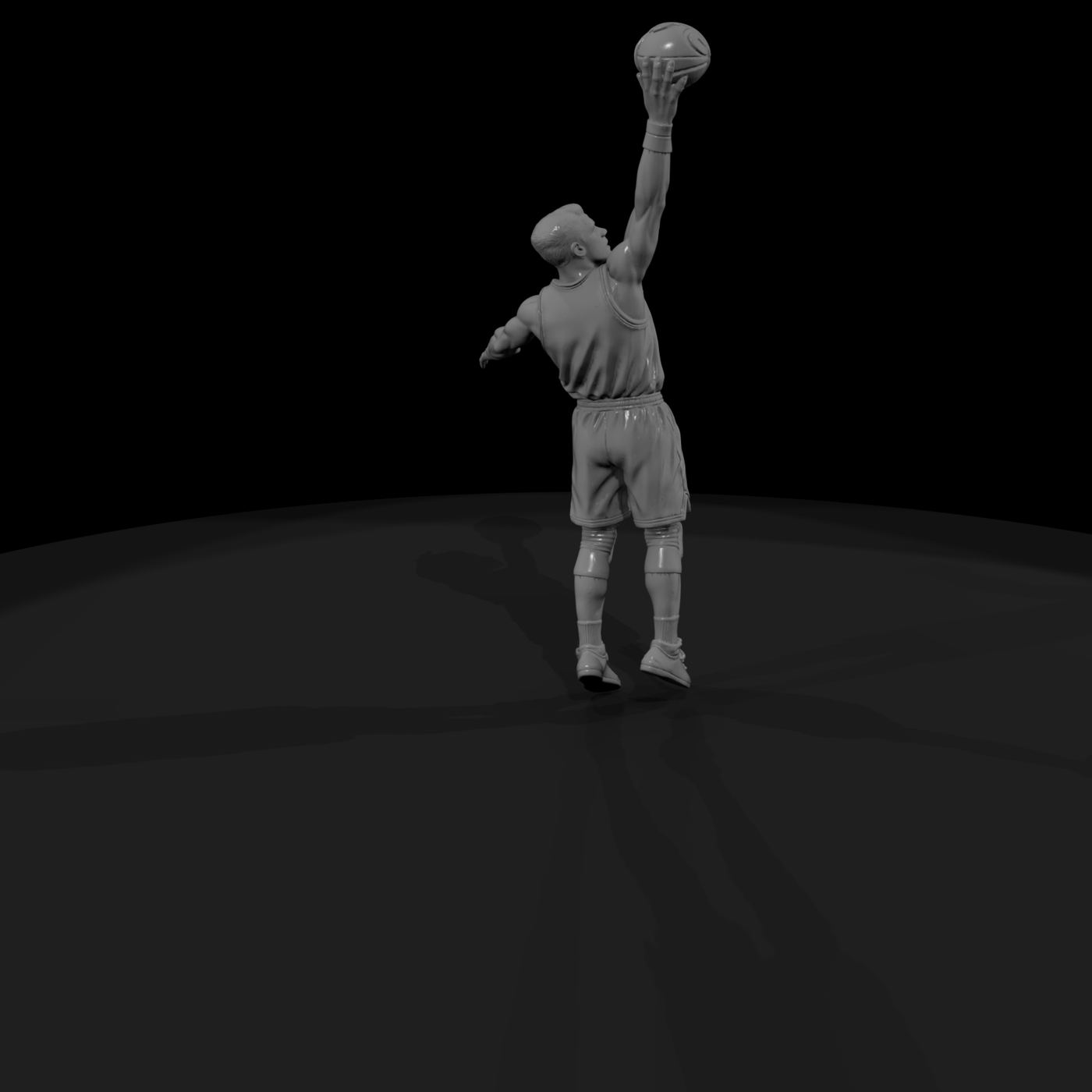 0075 Sports Basketball Layup