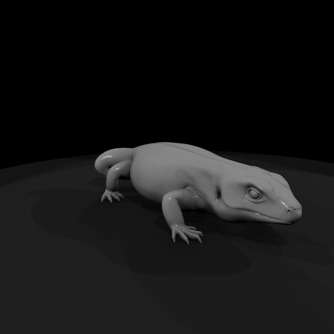 Blue-tongued Skink Figurine