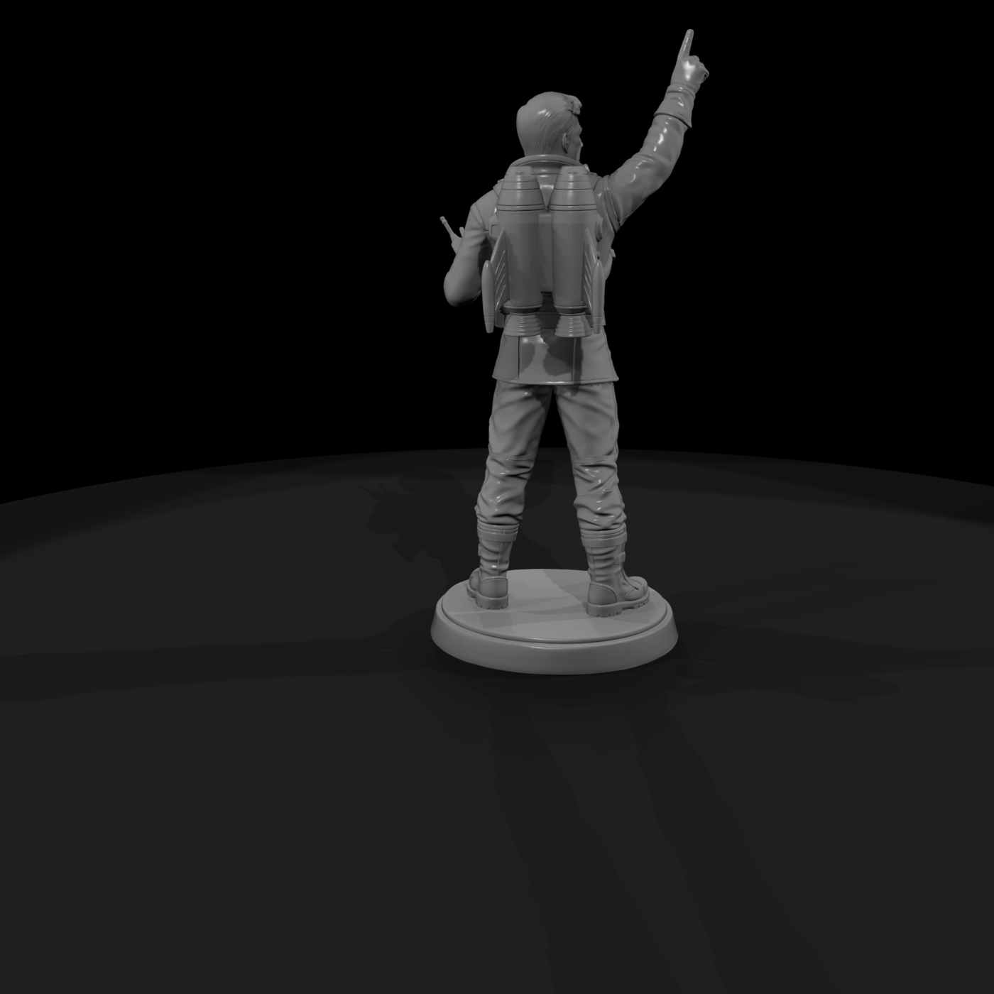 Poparc 0012 Retro Rocket Captain