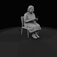figurine-seated-portrait-sculpture — thumbnail 3