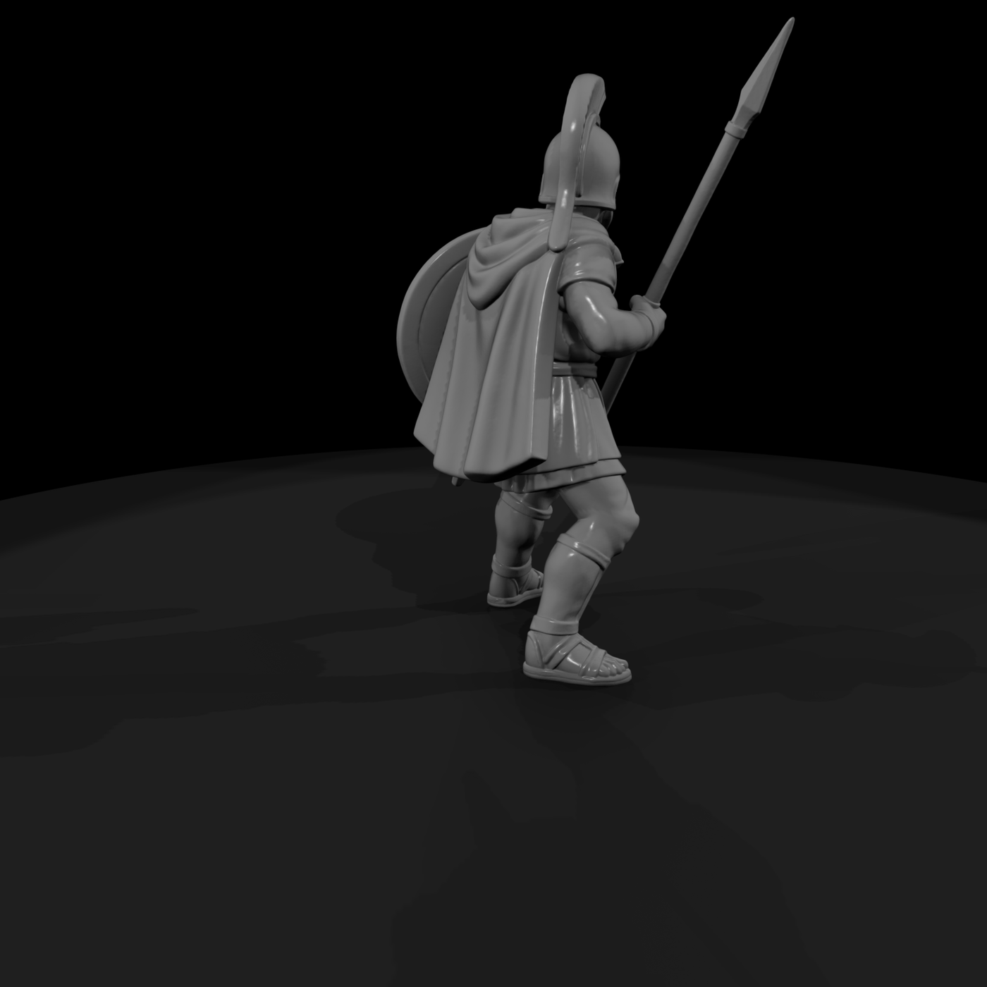 Hist 0202 Greek Hoplite Miniature Figure