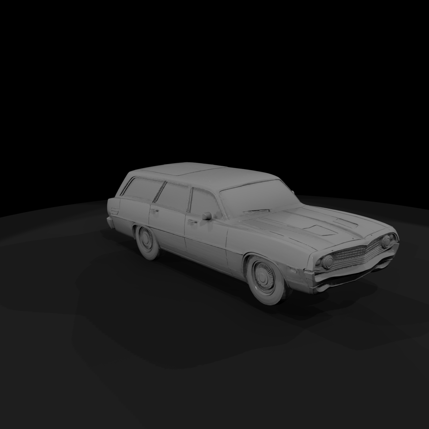Classic Station Wagon — Model Car Shell