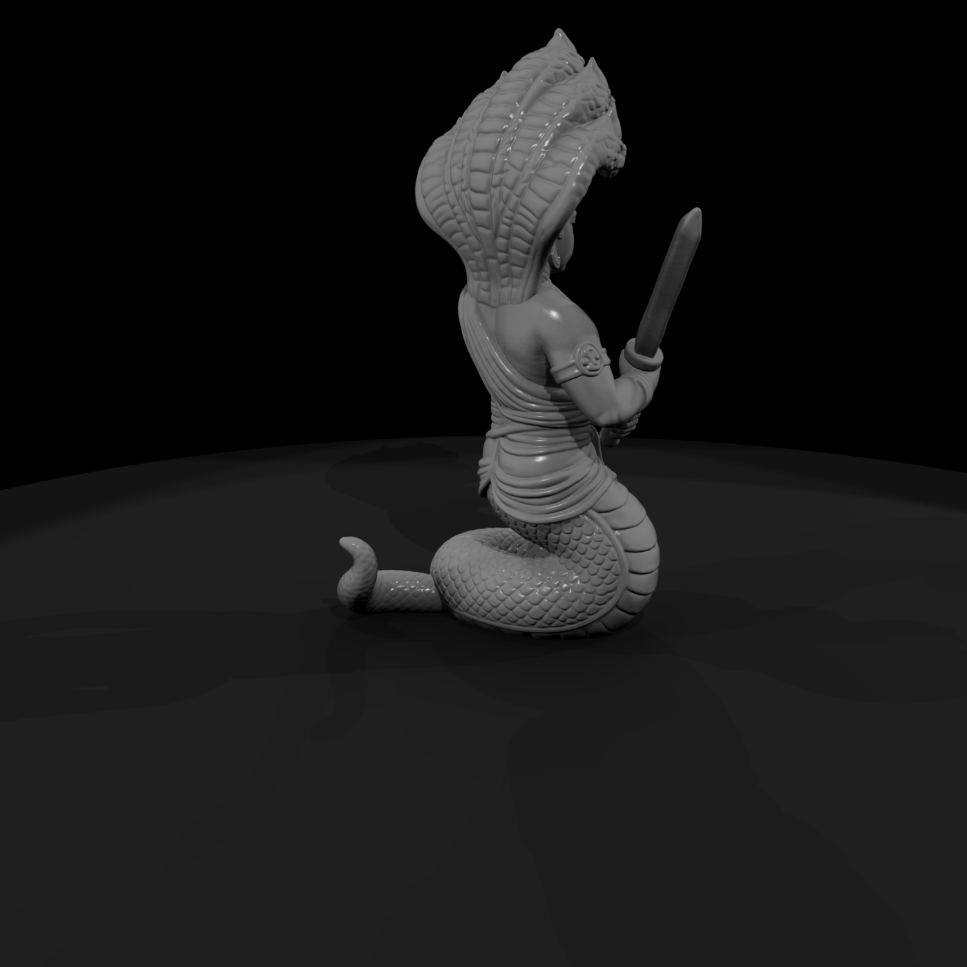 Myth 0432 Mythology Naga Guardian Miniature Figure
