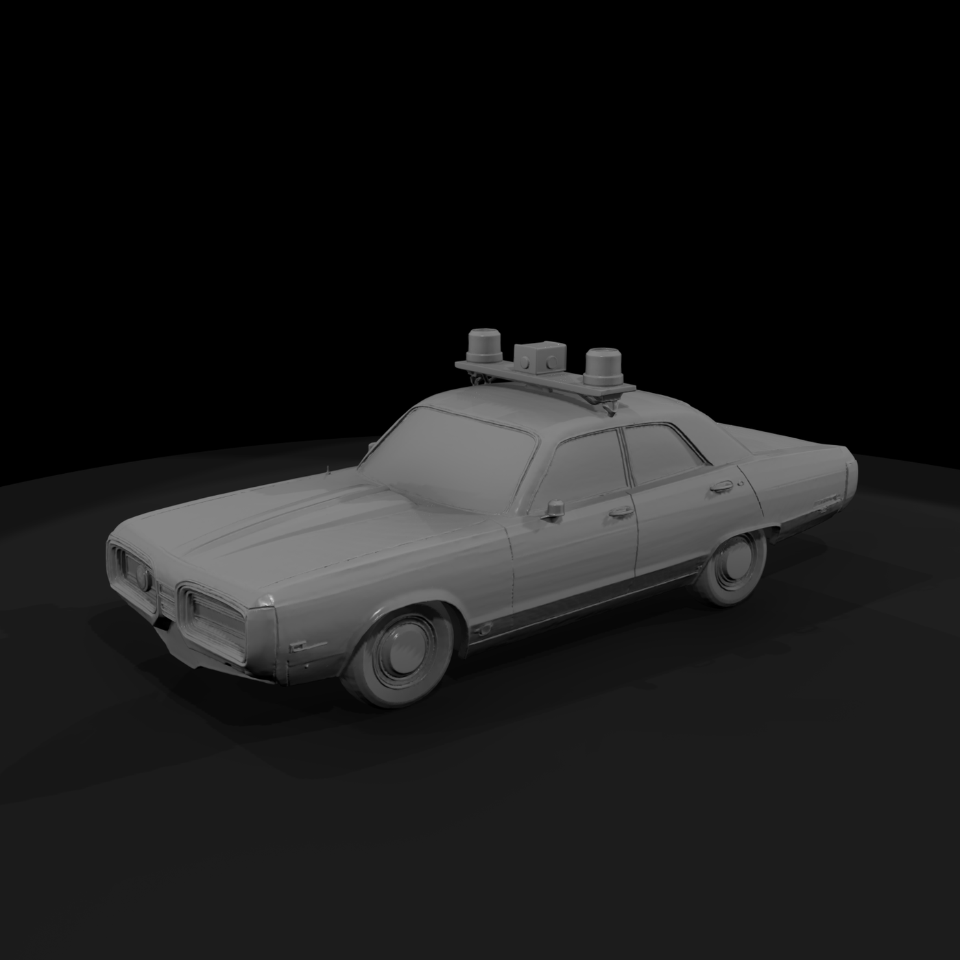 1972 Plymouth Fury Police Sedan