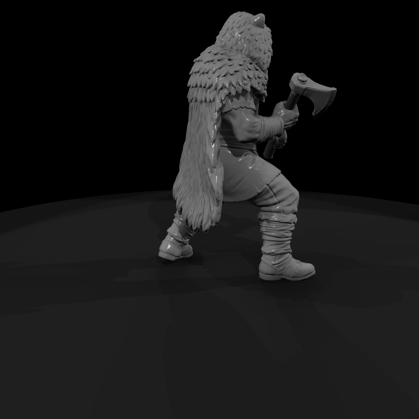 Myth 0336 Mythology Berserker Spirit Miniature Fig