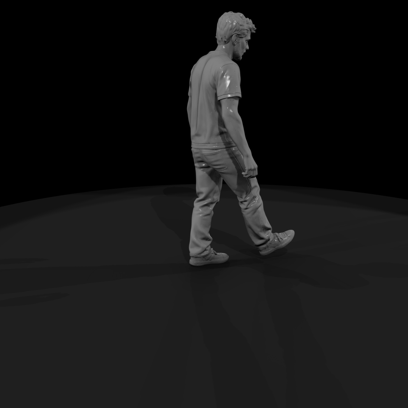 Young Man Playing Hacky Sack