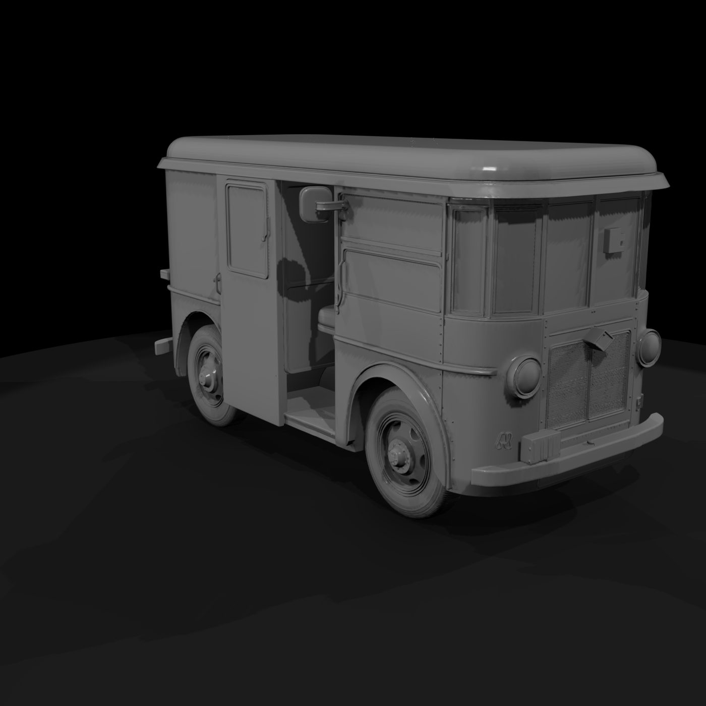 Retro Delivery Van