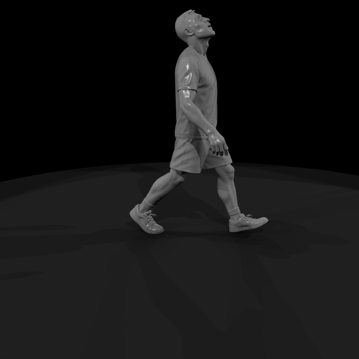 Hacky Sack Player Mid-Game