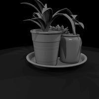 stylized-low-poly-potted-plant-propagation-set-hh6 — thumbnail 3