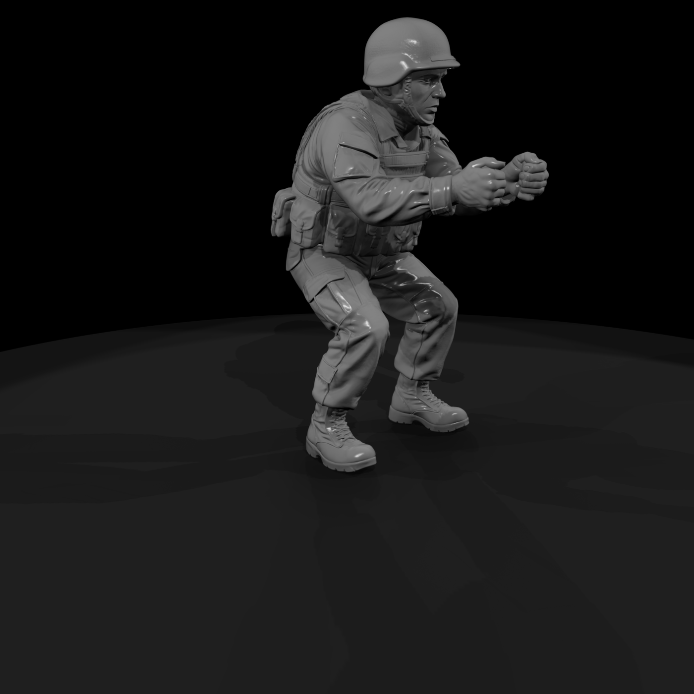 Mod Army 037 Modern U S Army Machine Gun Assistant