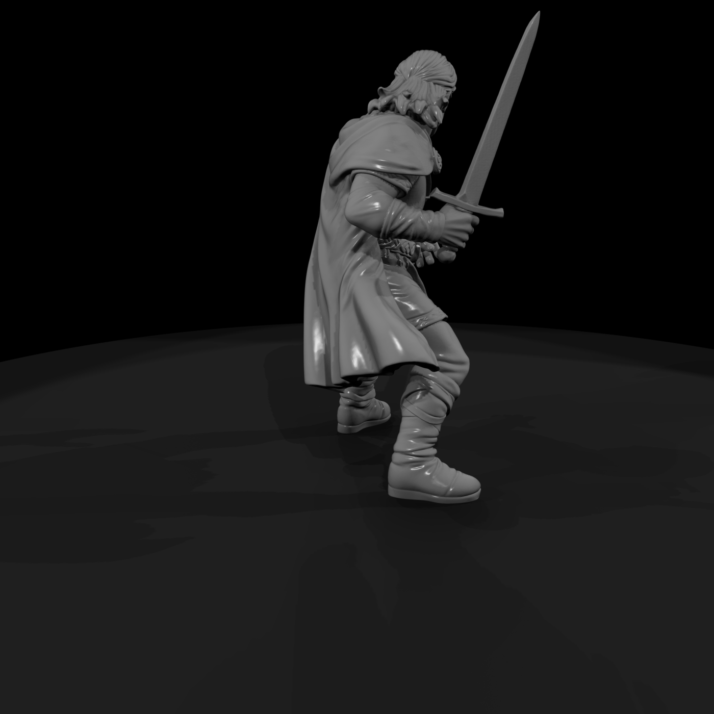 Myth 0408 Mythology Diarmuid Miniature Figure