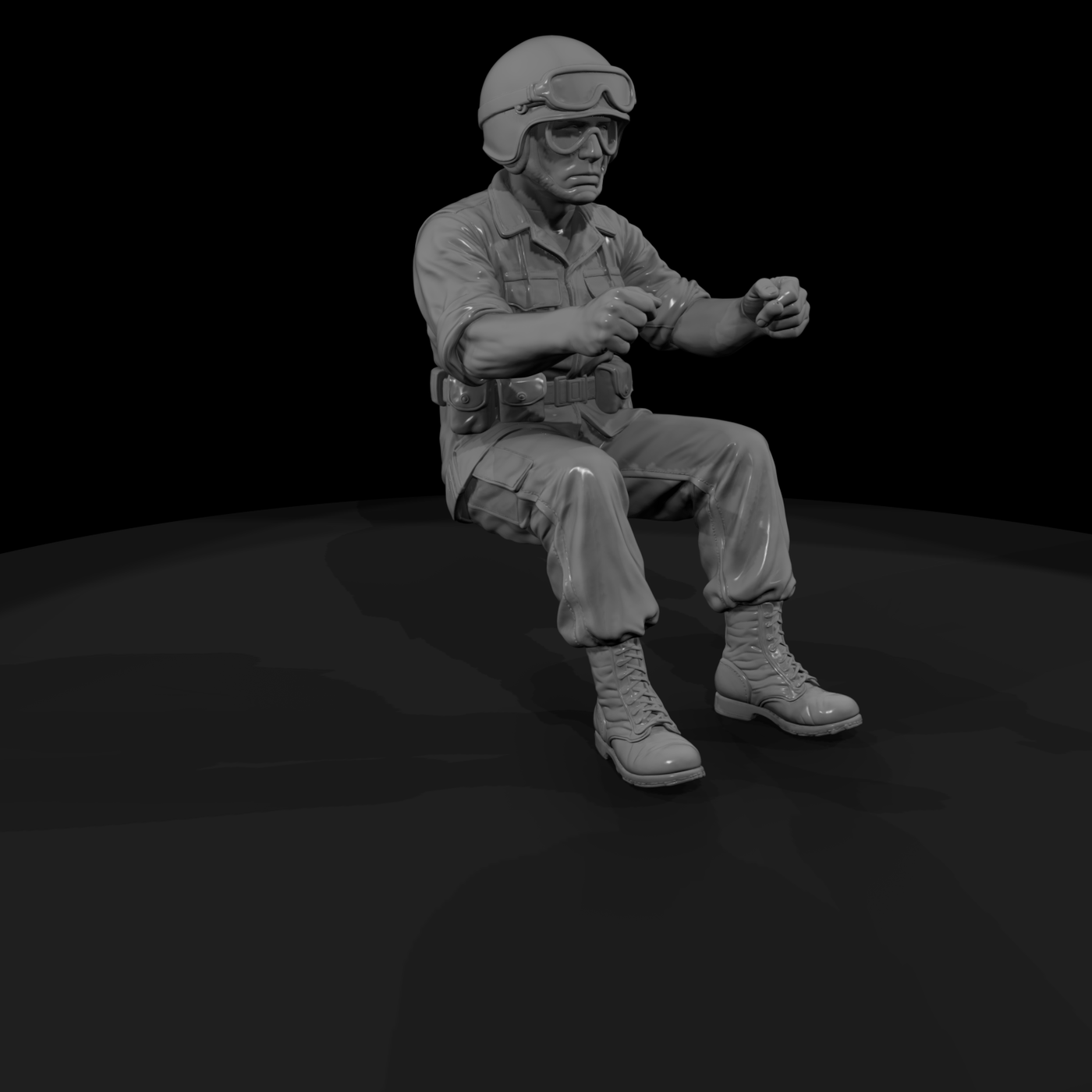 Vn Army 073 Vietnam U S Army Truck Driver Figure