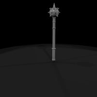 medieval-spiked-mace-miniature-prop-for-tabletop-dioramas-109209 — thumbnail 4