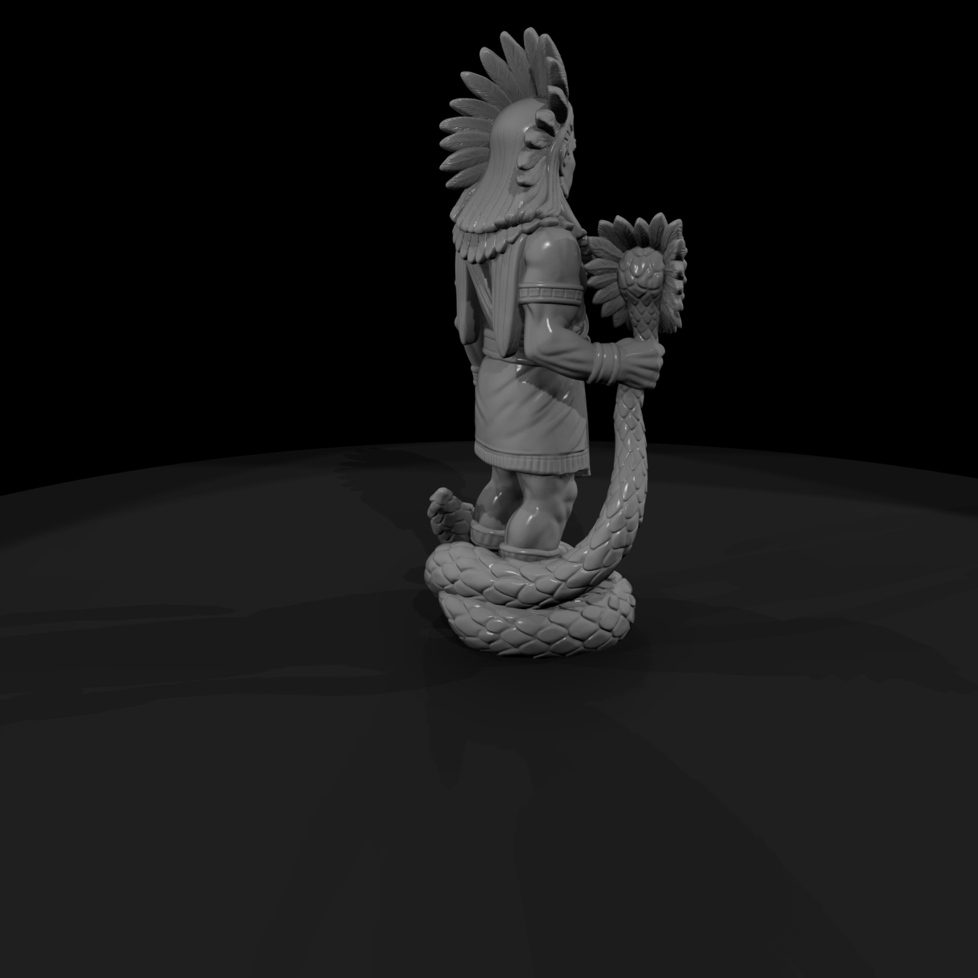 Myth 0470 Mythology Quetzalcoatl Miniature Figure