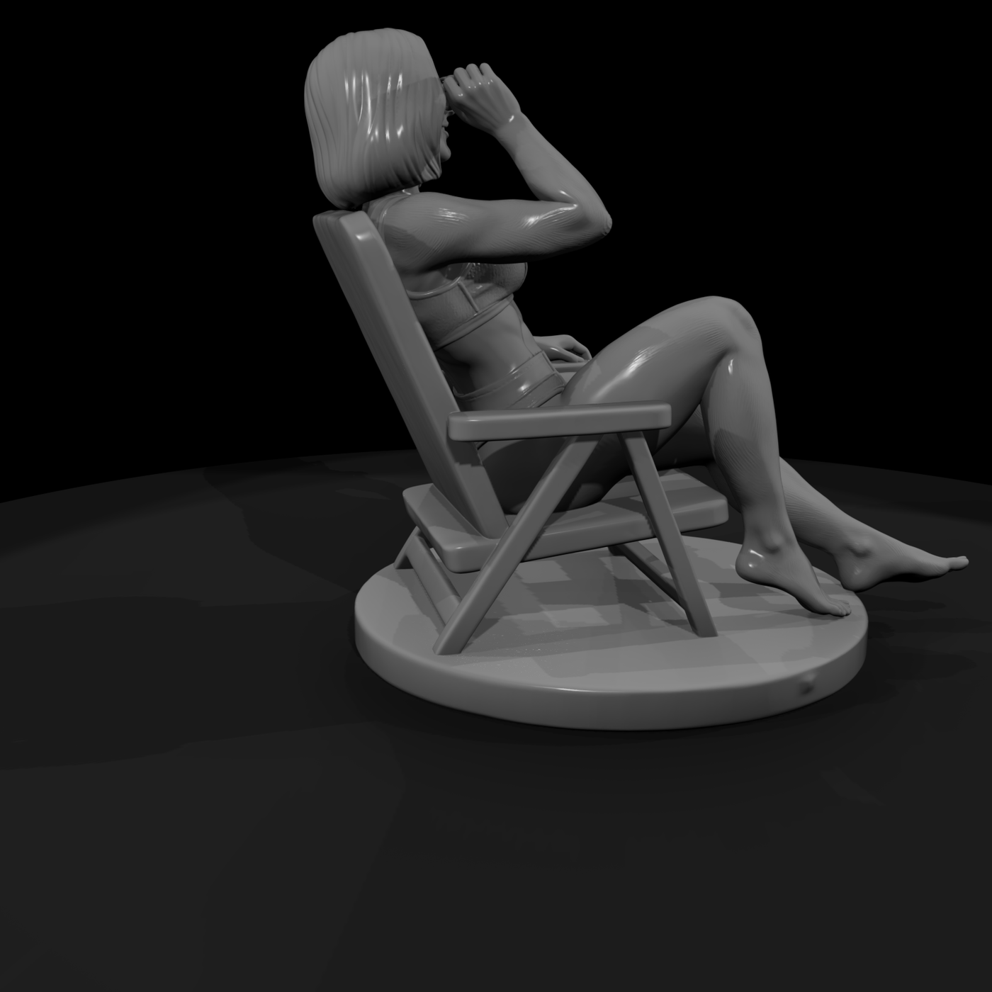 Bch 025 Woman Beach Chair Lounge