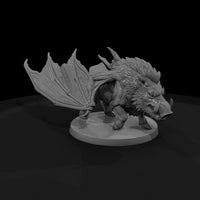 stylized-fantasy-winged-war-boar-3d-miniature-ftbb — thumbnail 3