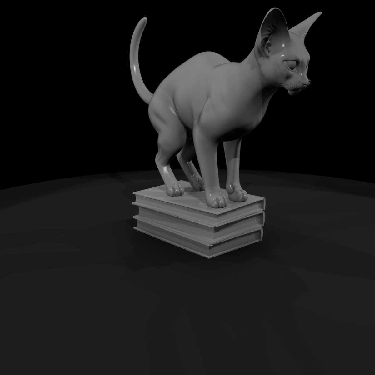 stylized-sphynx-cat-bookend-diorama-miniature-262157