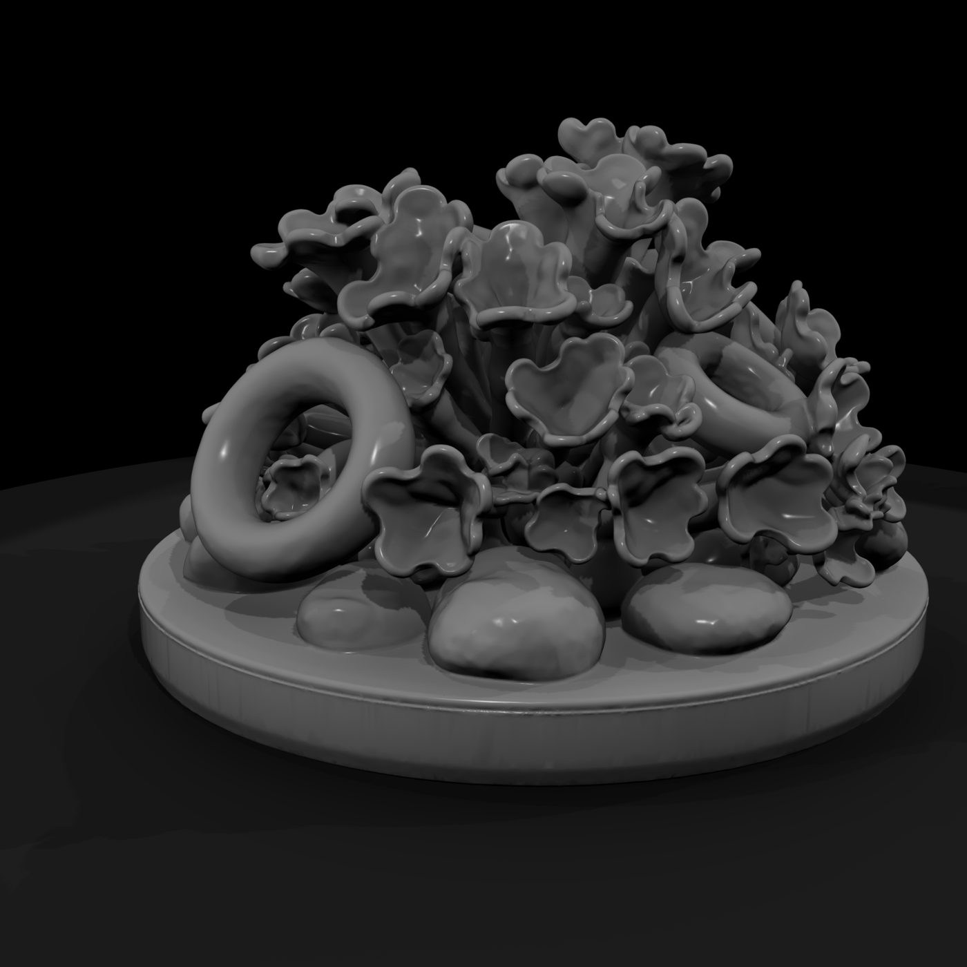 Alien Coral Cluster Terrain Piece