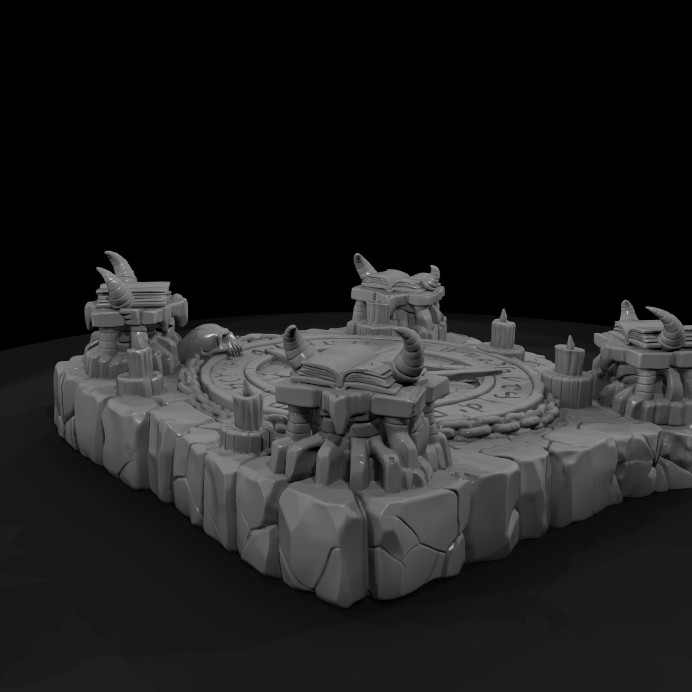 Summoning Circle Ritual Floor Tile