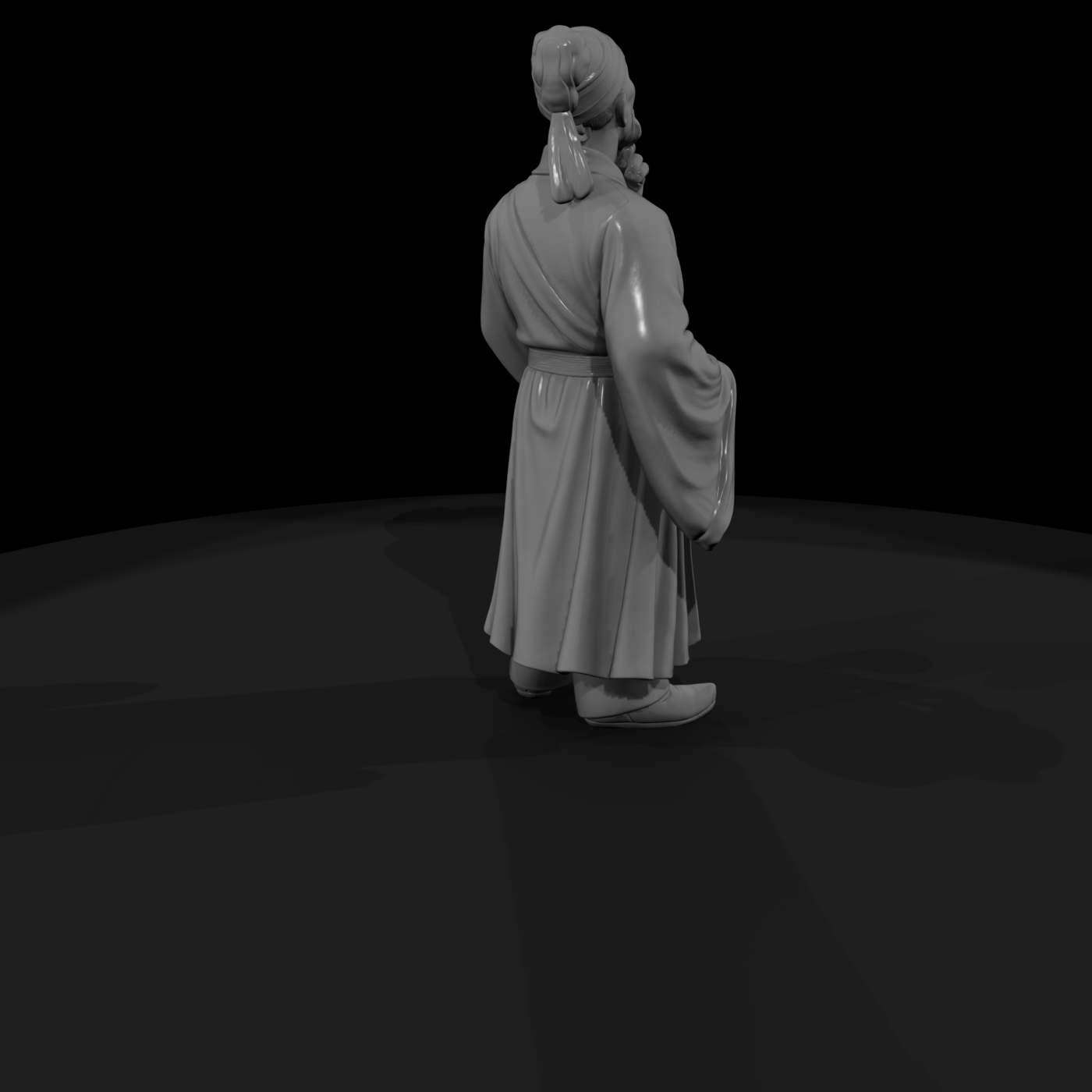Hist 0064 Historical Li Bai Miniature Figure