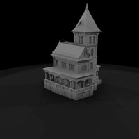 victorian-gothic-tower-mansion-3d-printable-diorama-building-074577 — thumbnail 4