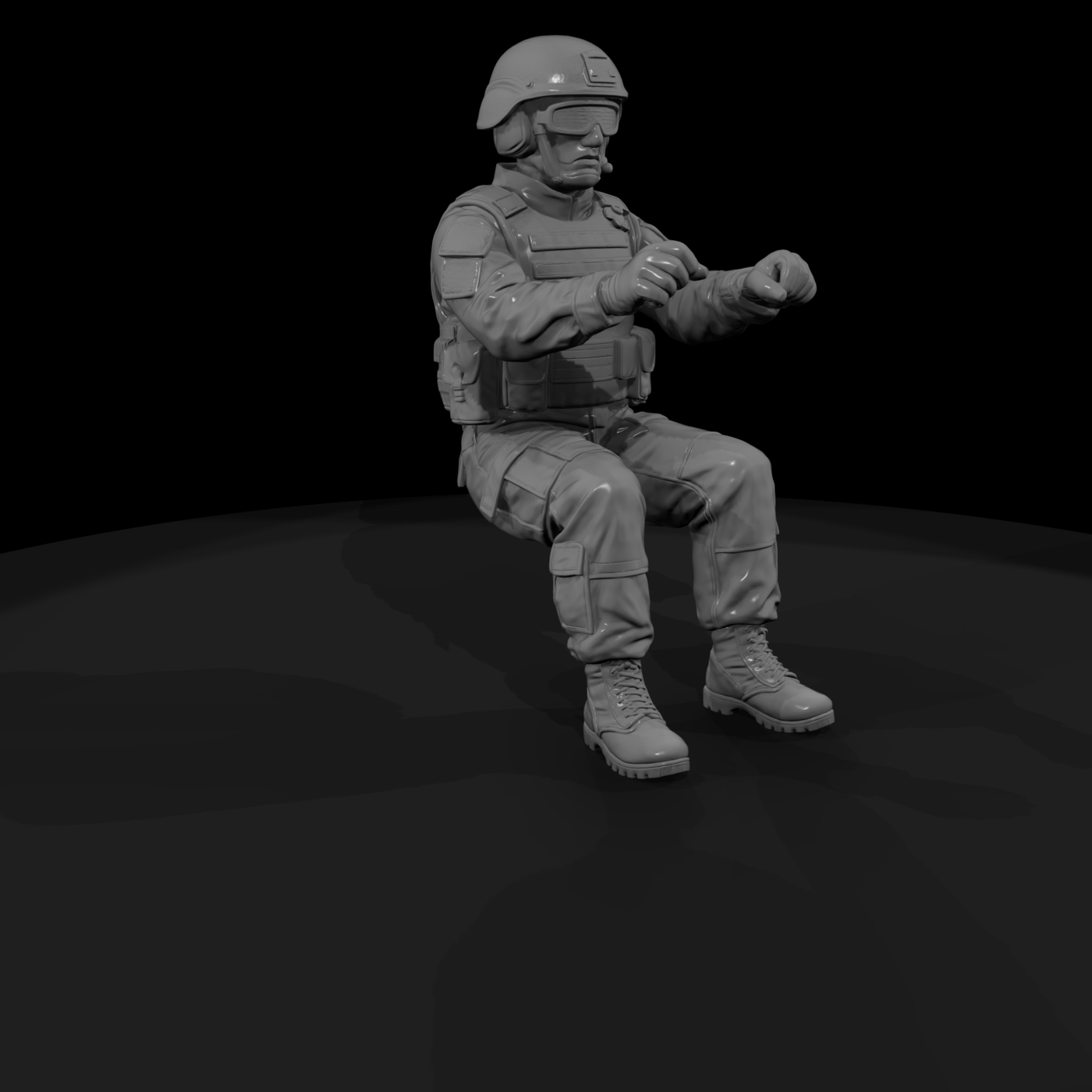 Mod Army 073 Modern U S Army Truck Driver Figure