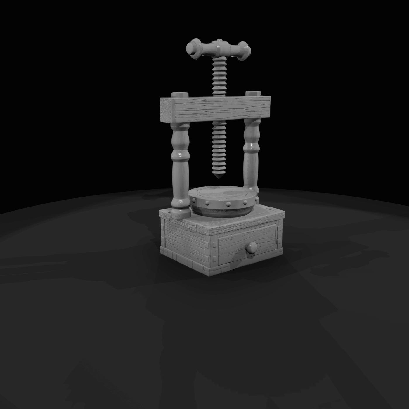 wooden-screw-press