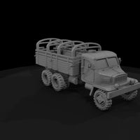 6x6-military-stake-bed-cargo-truck-3d-printable-miniature-421964 — thumbnail 4