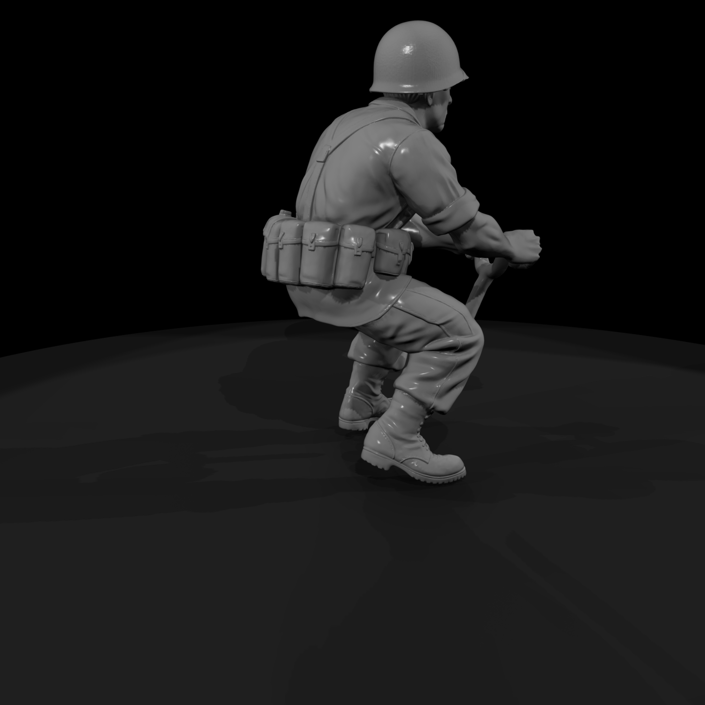 Vn Army 039 Vietnam U S Army Mortar Crewman Figure