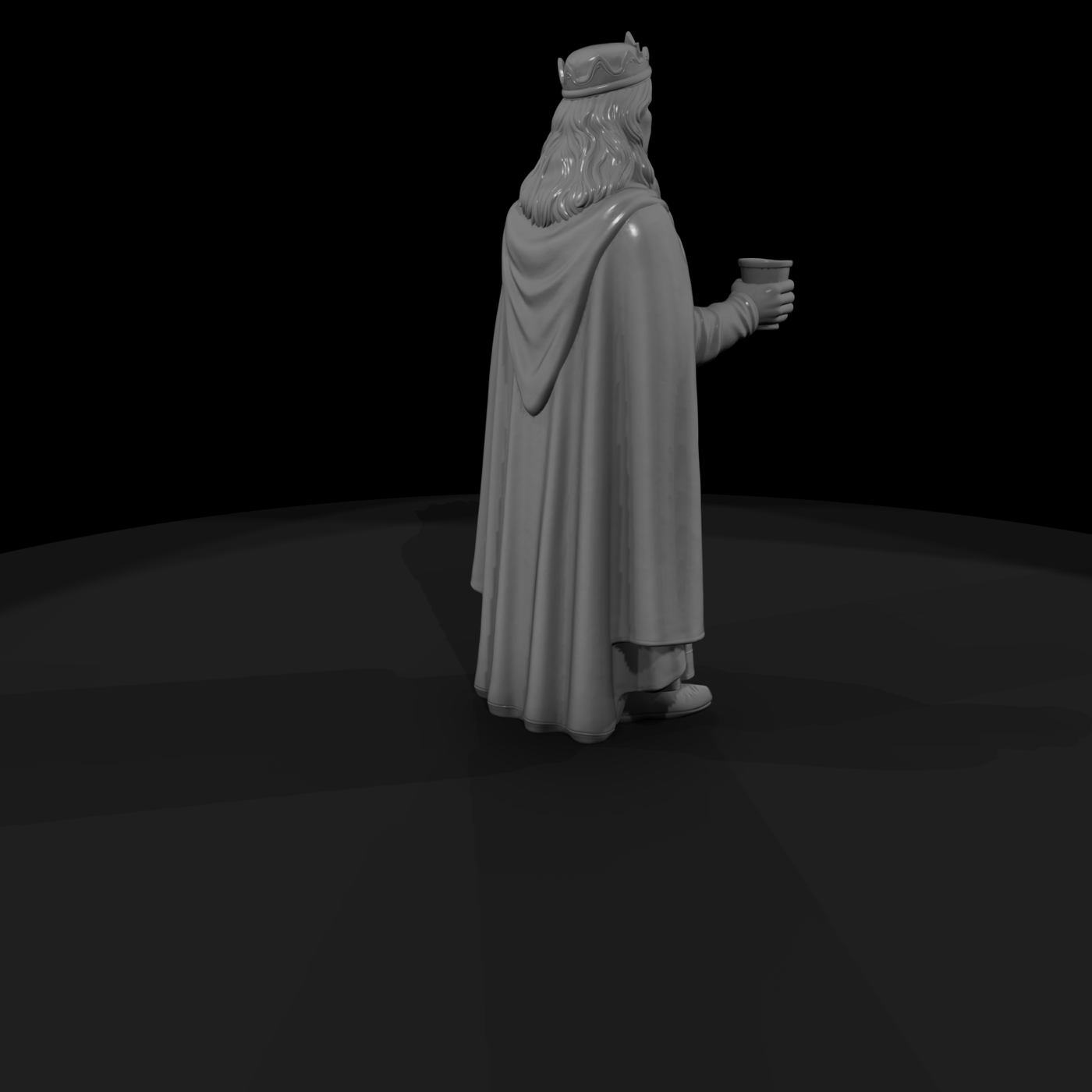 Myth 0323 Mythology Gudrun Miniature Figure