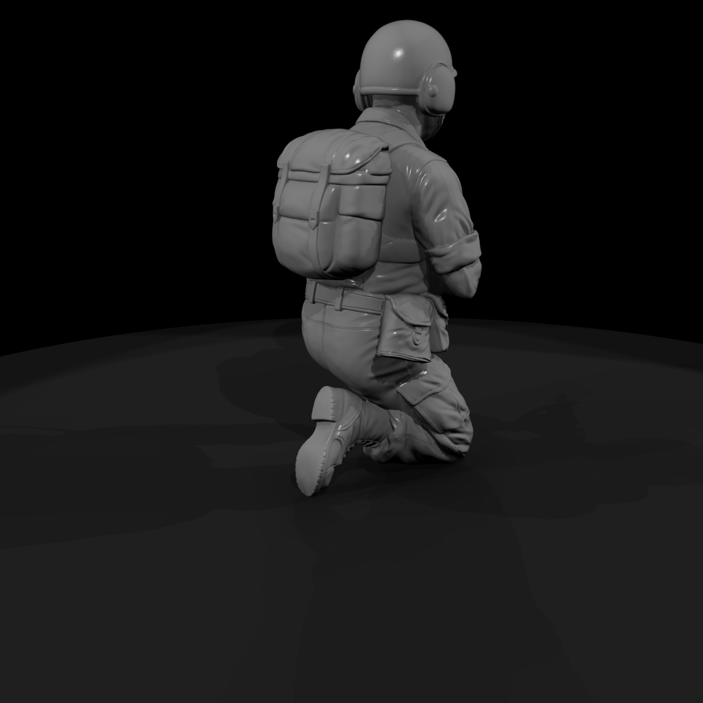 Vn Army 084 Vietnam U S Army Scout Figure