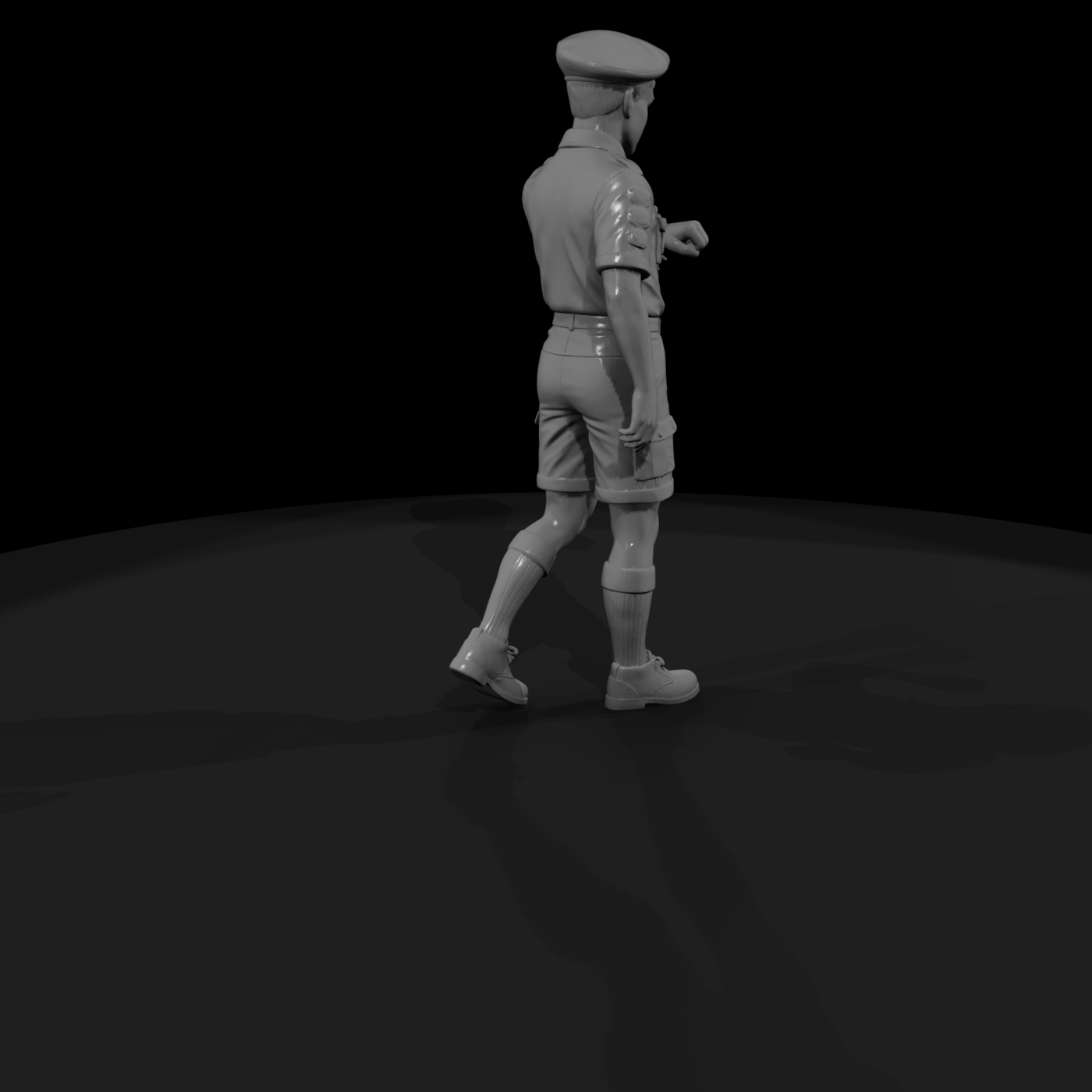 1950s Boy Scout Figure