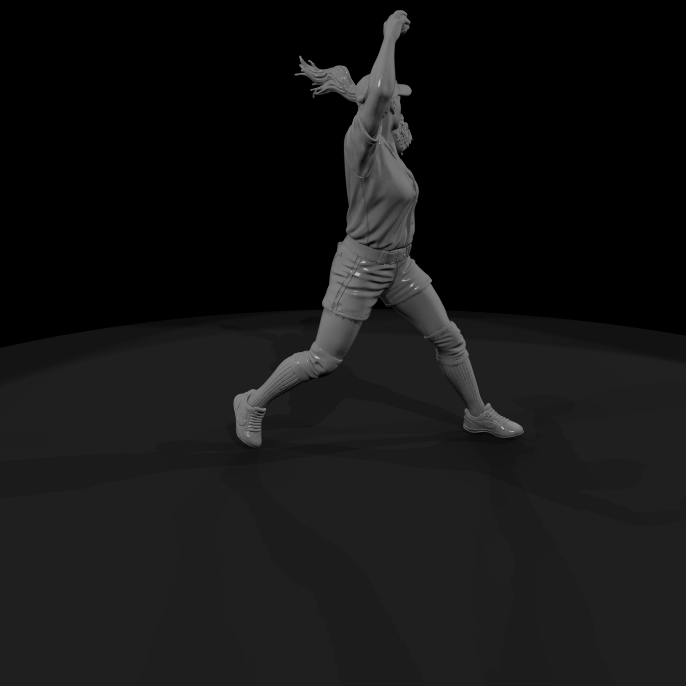 0079 Sports Softball Pitcher F