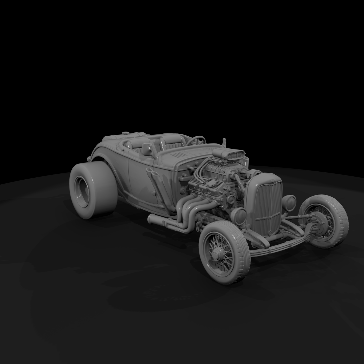 Car 009 Hot Rod Deuce Devil