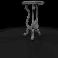 baroque-tripod-accent-side-table-miniature-diorama-prop-536567 — thumbnail 4