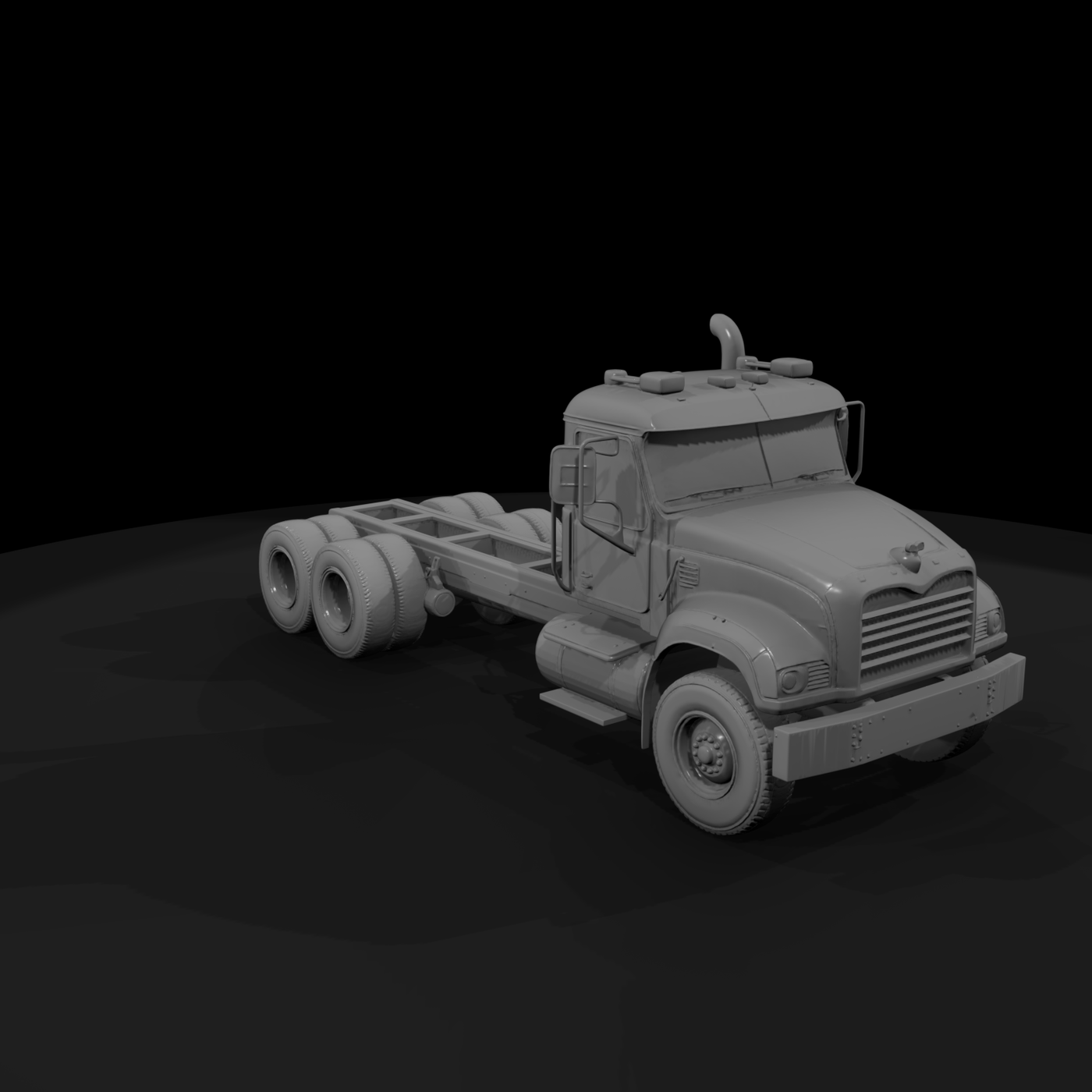 Heavy Semi Truck Tractor — & Layouts
