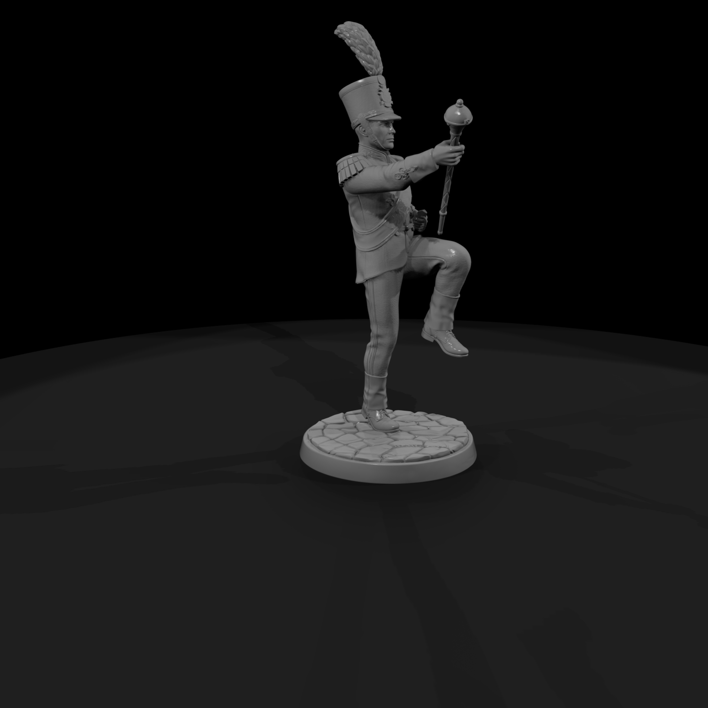 Poparc 0187 Marching Band Drum Major Alternate Pos