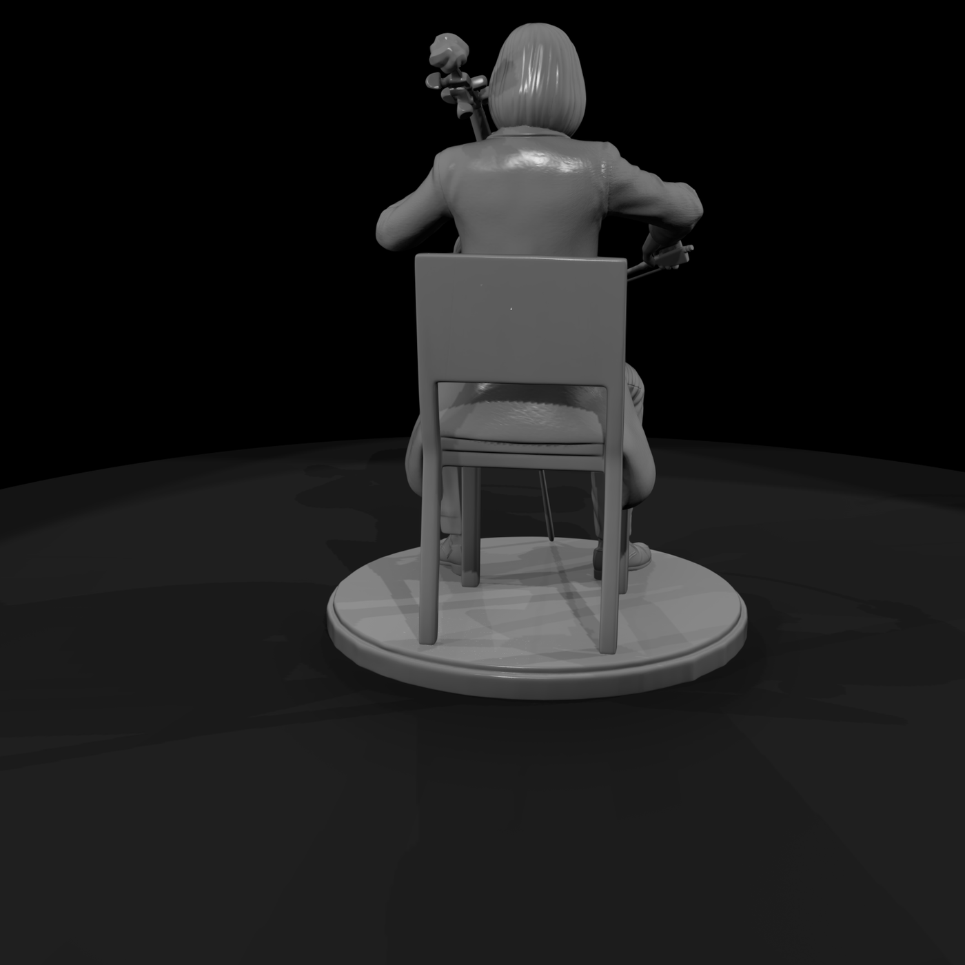 Seated Orchestra Cellist