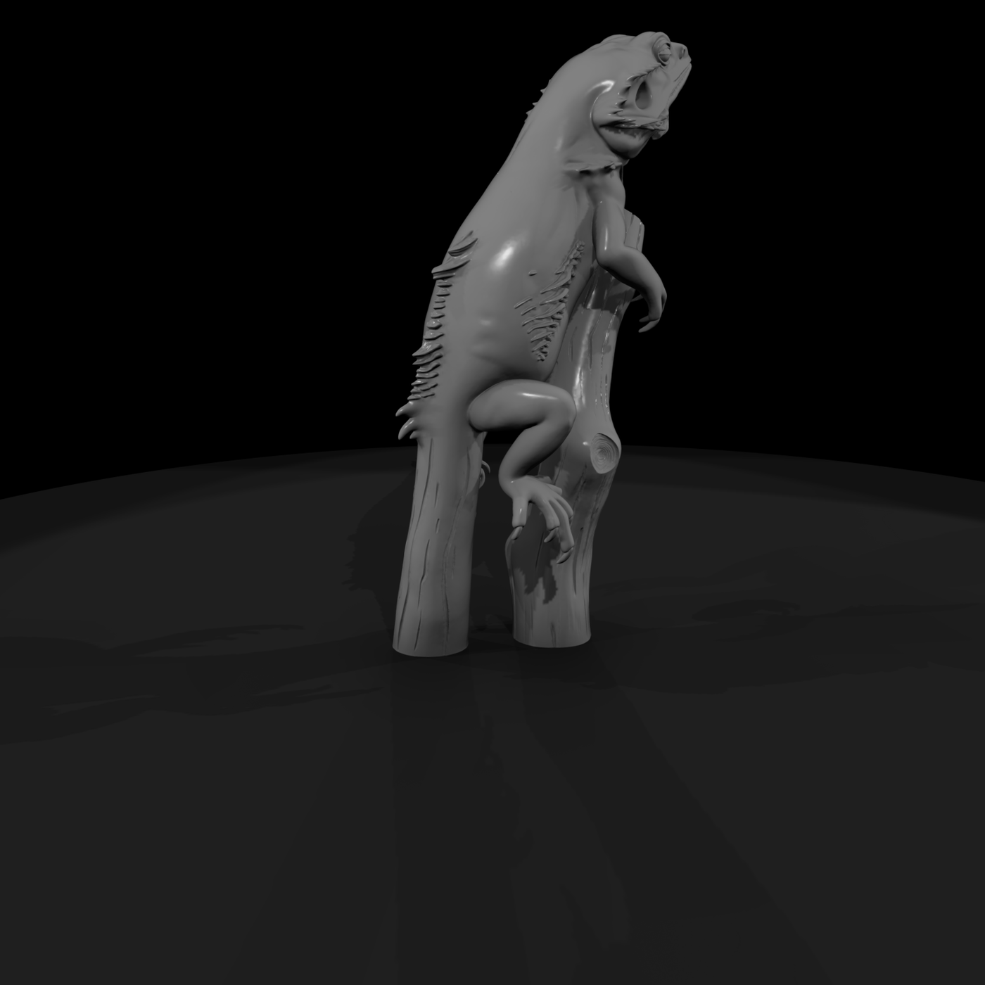 Bearded Dragon — Sculpted Reptile Figure