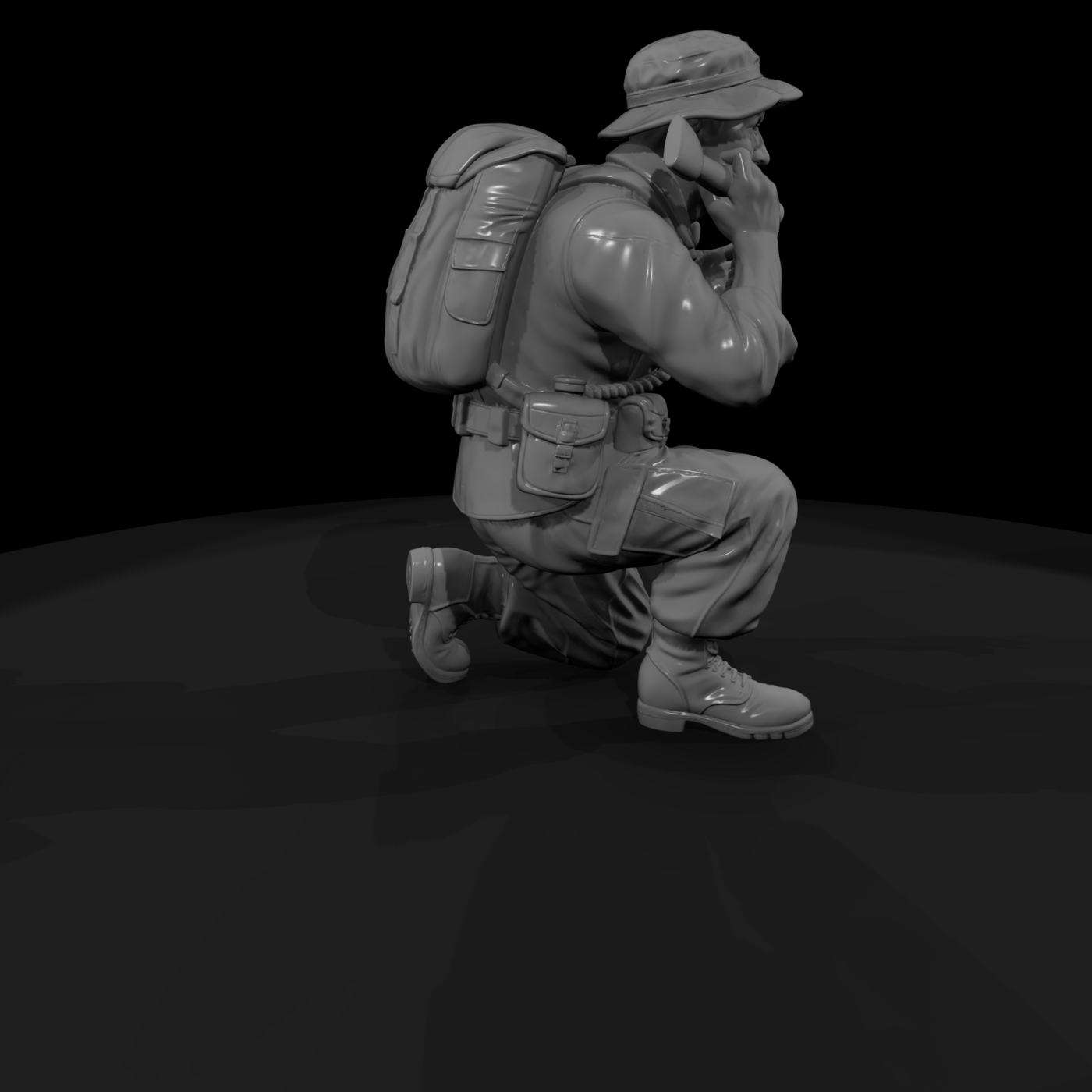 Vn Army 029 Vietnam U S Army Radio Operator Figure