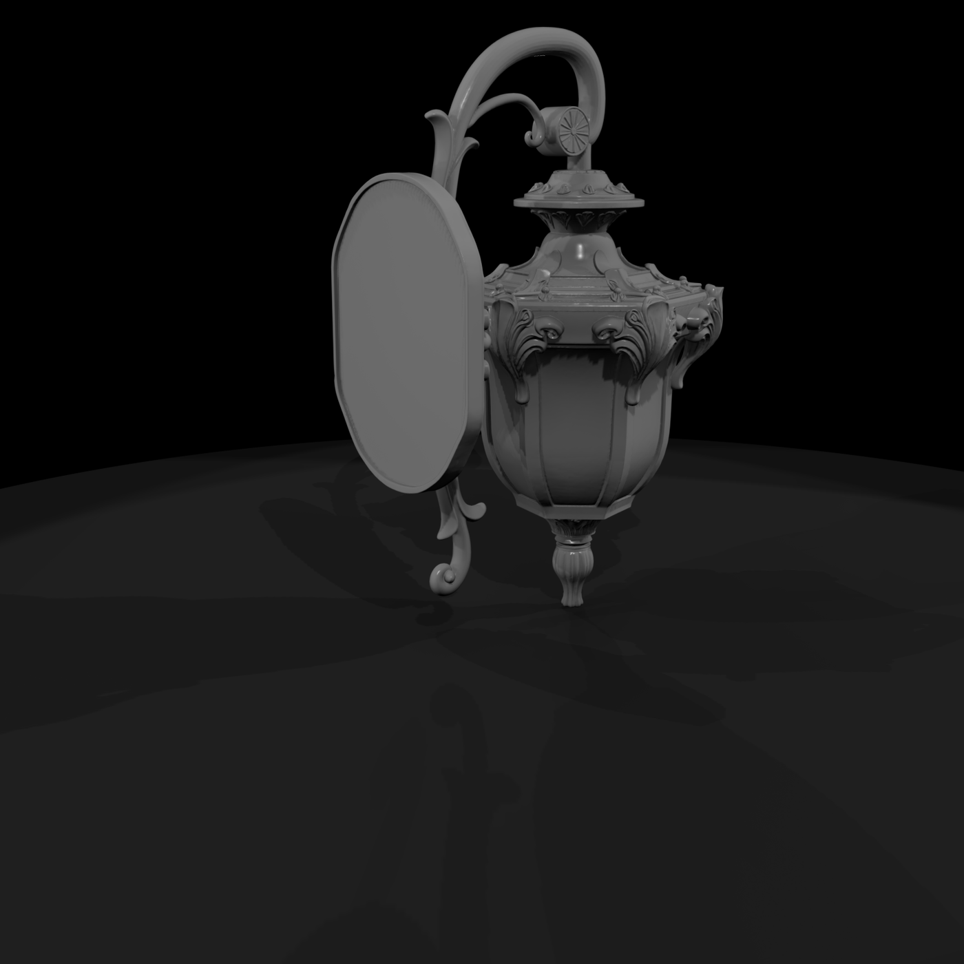 Ornate Victorian Wall Lantern (Exterior)