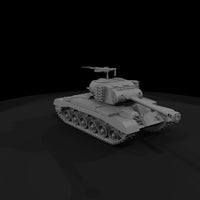 m26-pershing-tank-wwii-diorama-model-1-87-ho-3d-printable-486396 — thumbnail 4