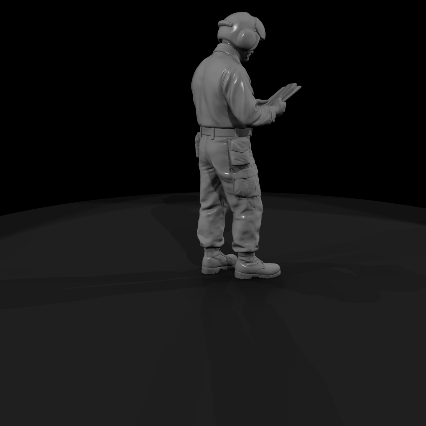 Vn Army 048 Vietnam U S Army Resting Soldier Figur
