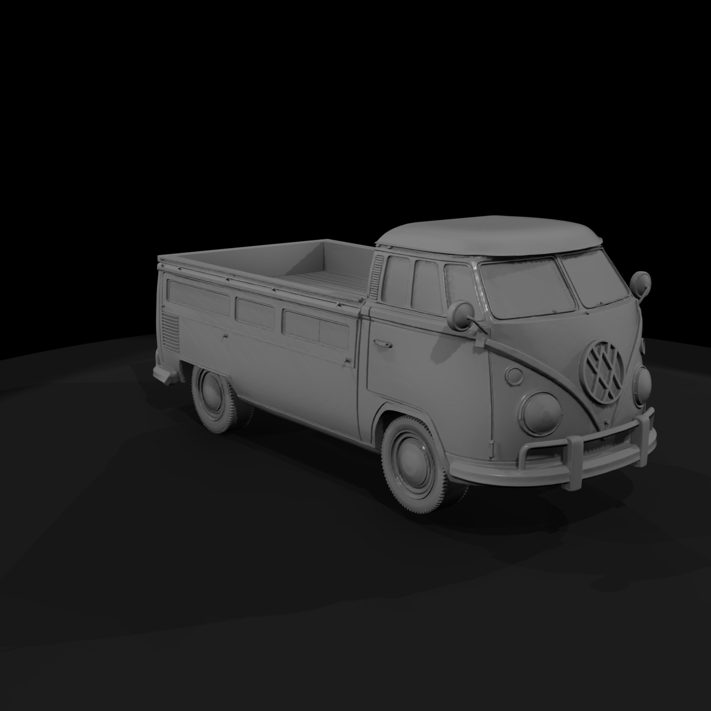 Volkswagen T1 Pickup Truck & Train Layouts