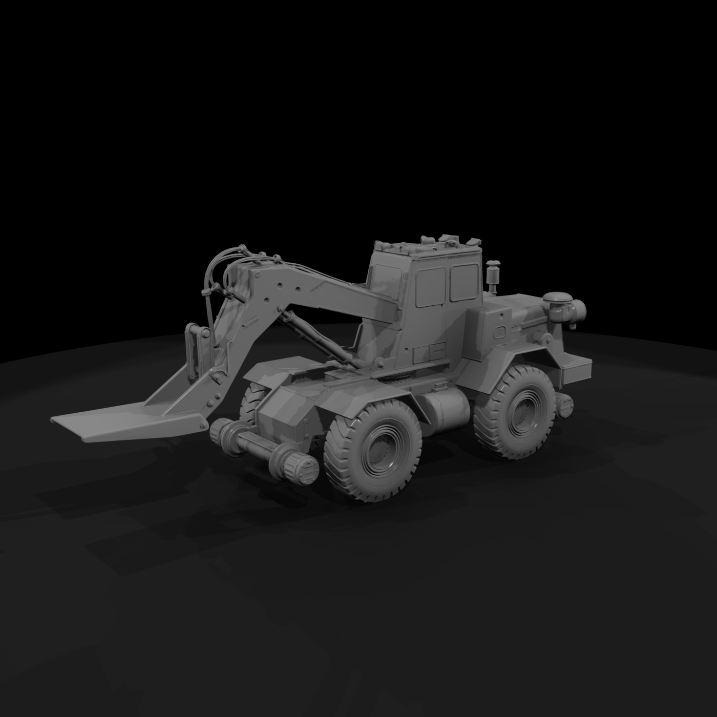 Road-Rail Material Handler
