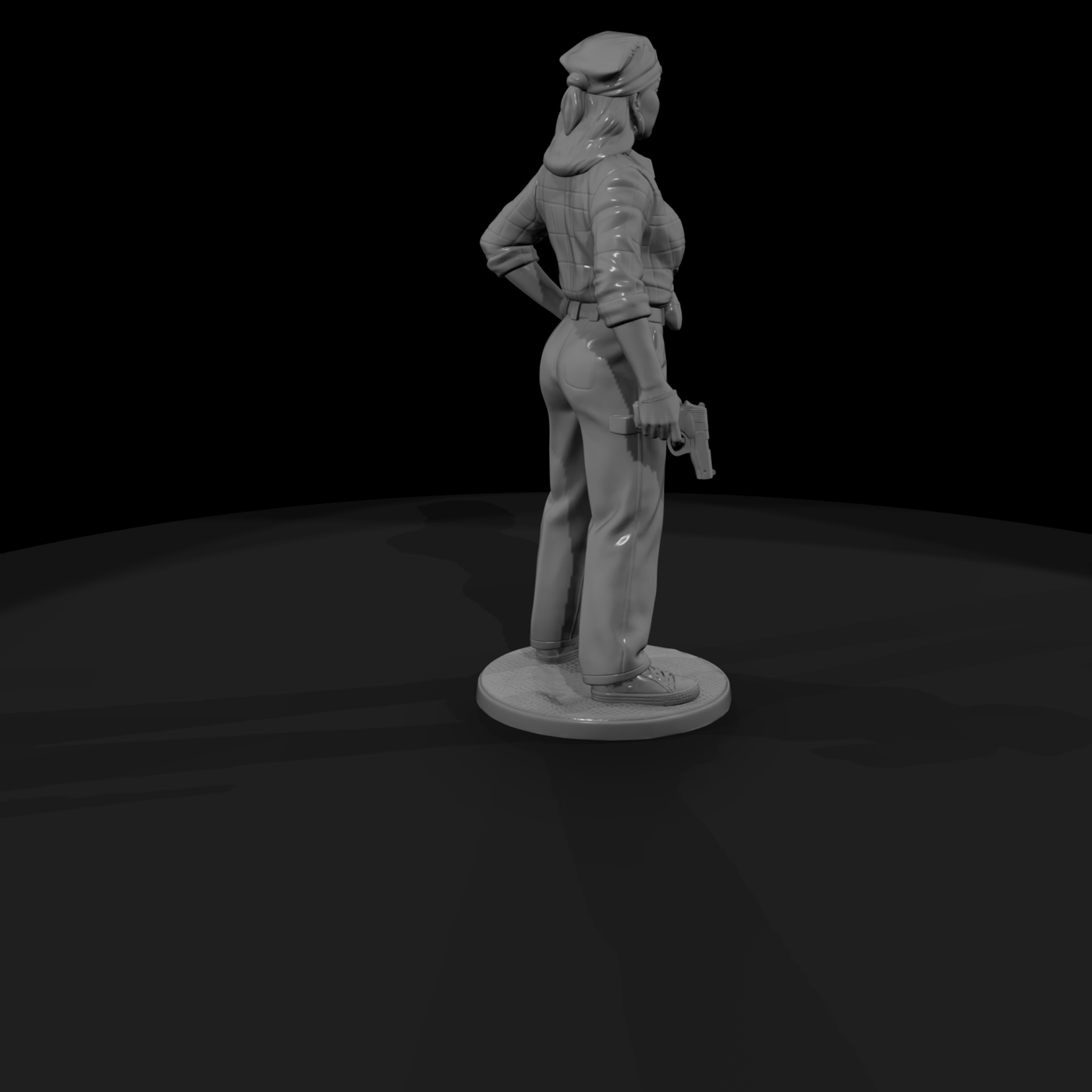 Crm 008 1980S La Gang Female Gang Member