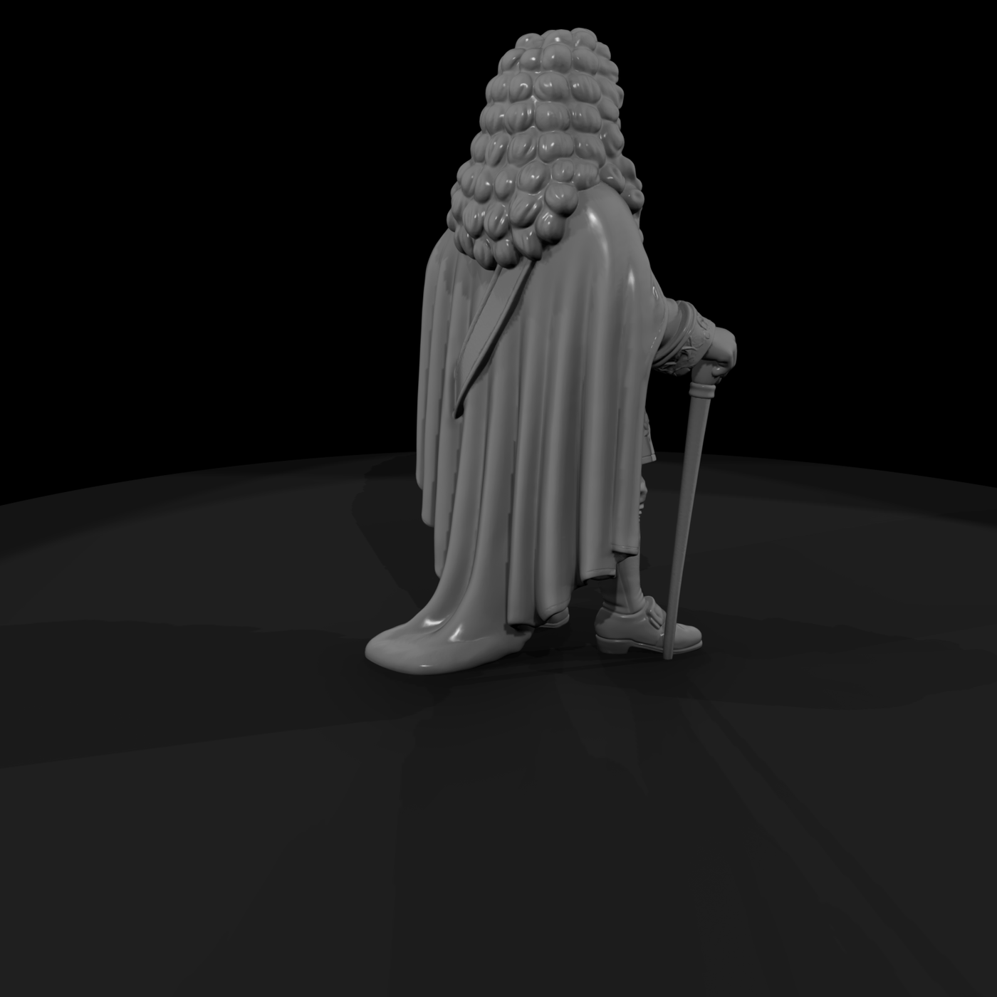 Hist 0144 Historical Louis Xiv Miniature Figure