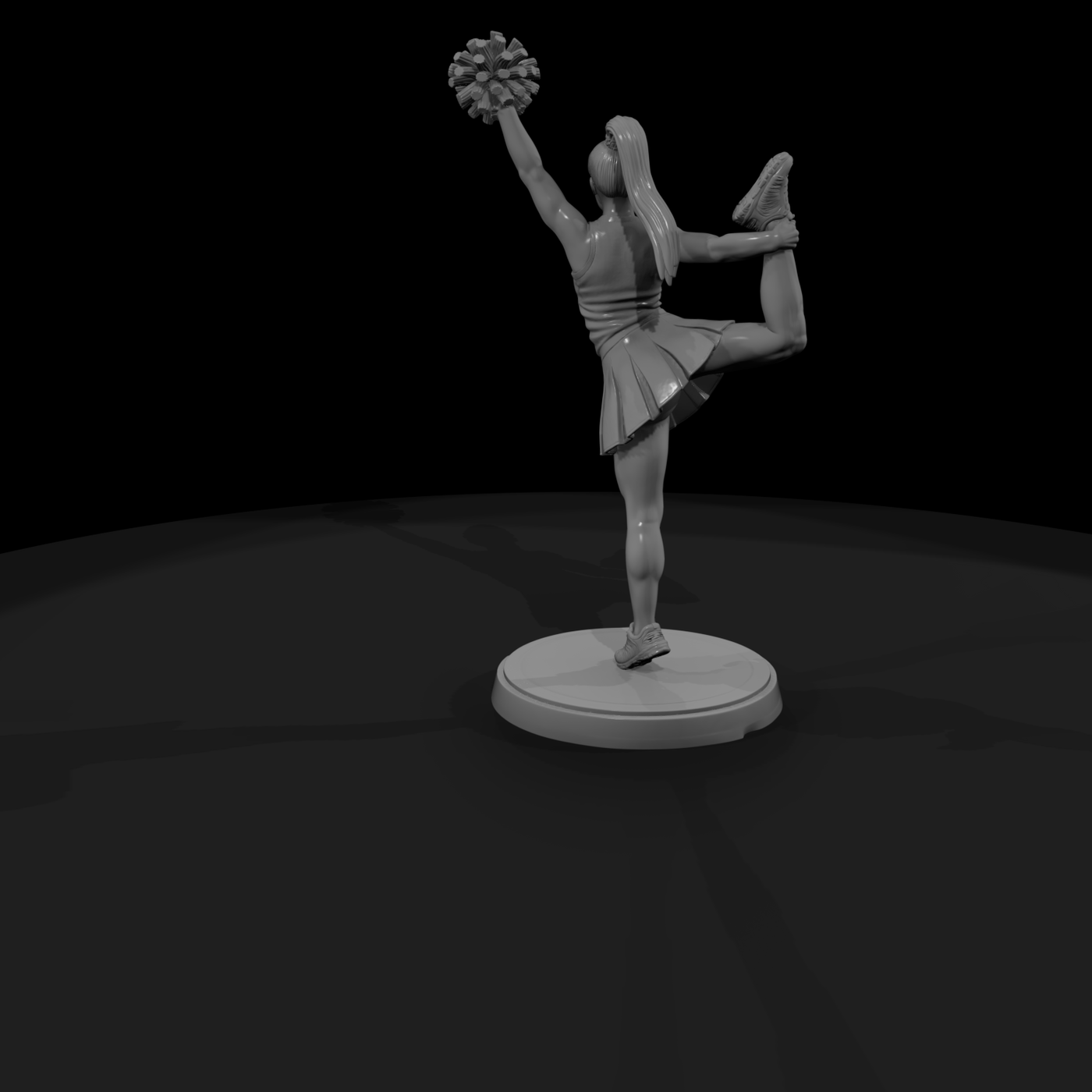High-Kick Cheerleader