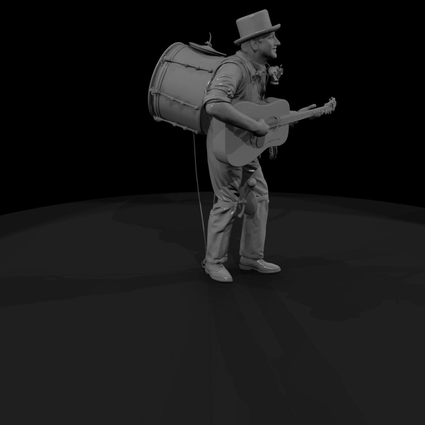 Victorian One-Man-Band Busker