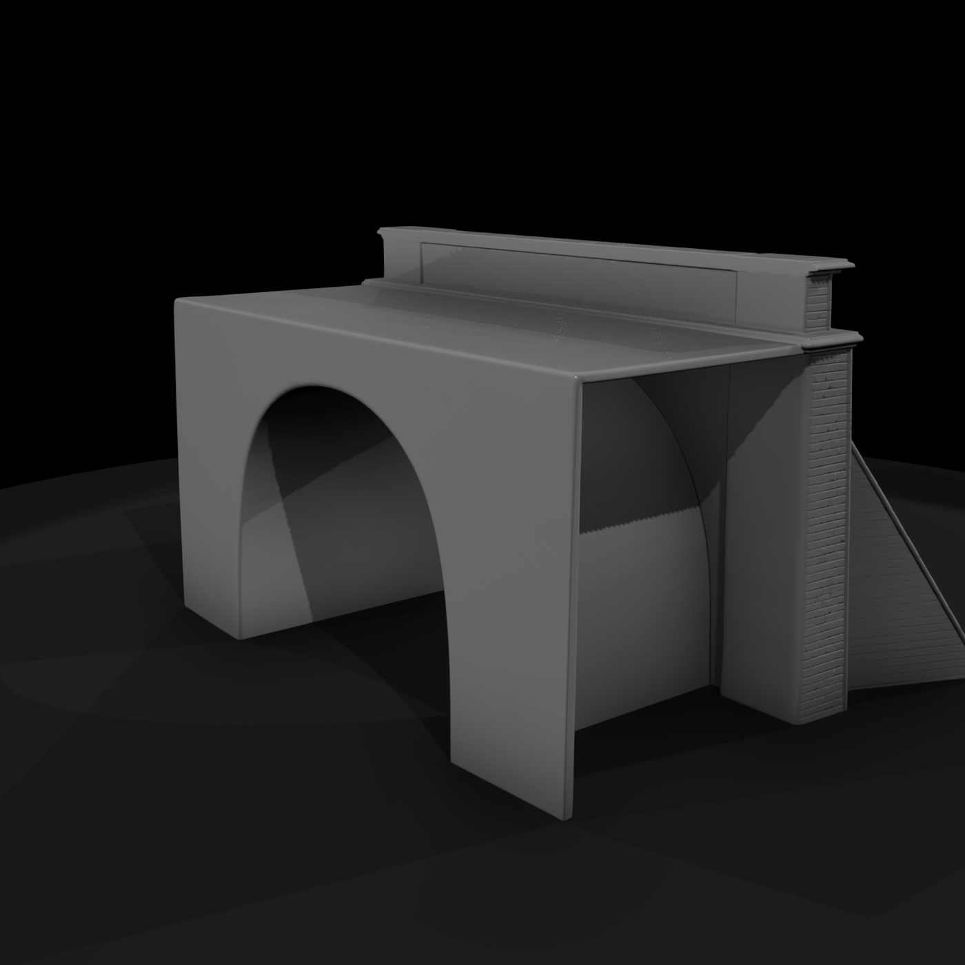 Stone Arch Railway Tunnel Portal